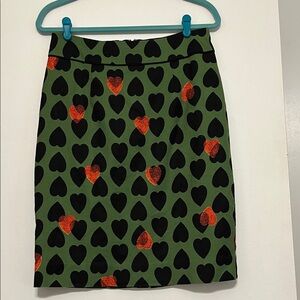 Maeve Red Pencil Skirt Knee-length Work